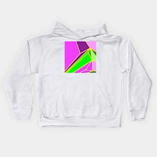 TetraPop - Neon Green 2 Kids Hoodie